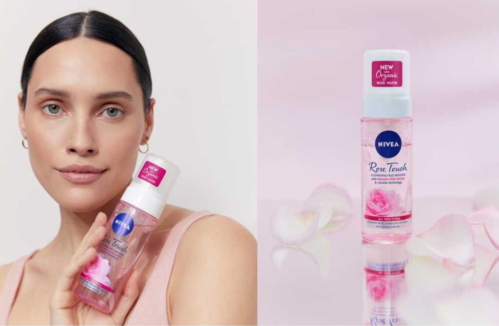 NIVEA Rose Touch pjena za ciscenje lica