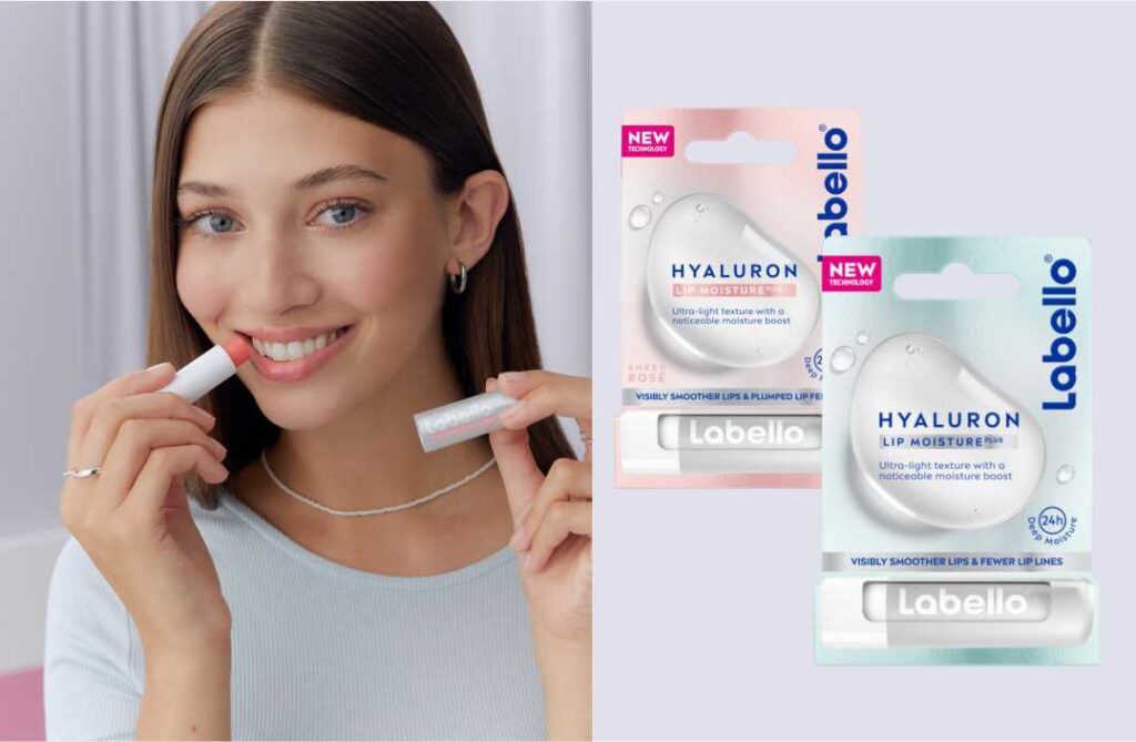 Upoznajte inovativnu tehnologiju za njegu usana uz Labello Hyaluron Lip Moisture Plus